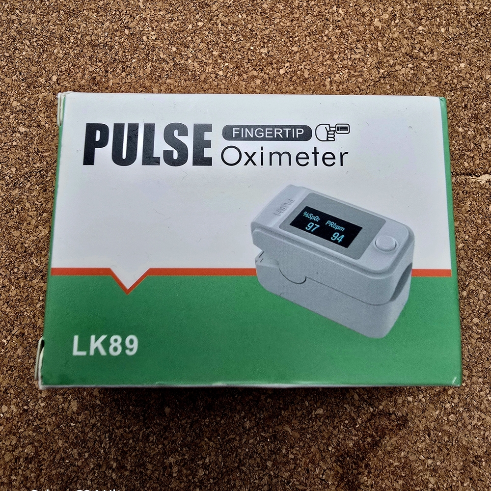 Pulse Oximeter LK89 Finger Oximetry Saturation Heart Rate Pressure Monitor